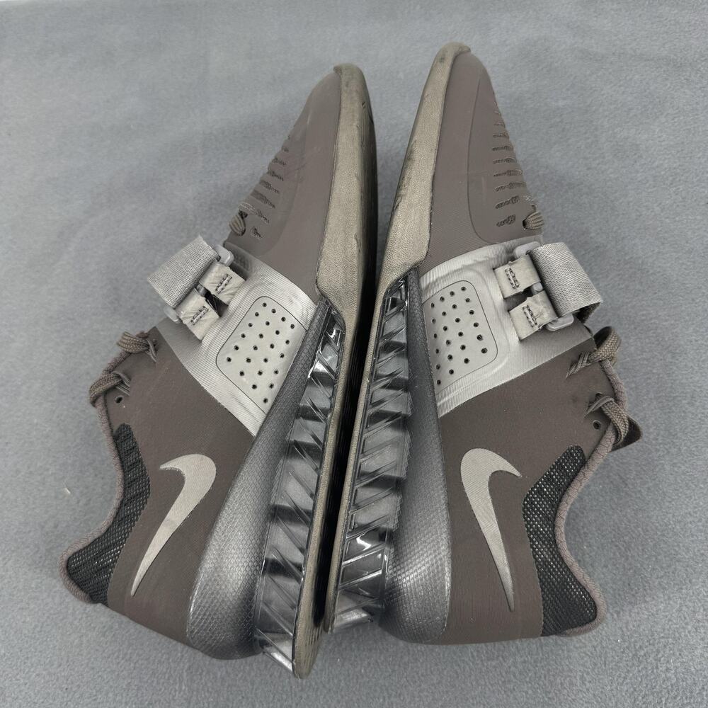 Nike Romaleos 3 Weightlifting Shoes US 7.5 Gray Flywire Training‎ AQ0628-200